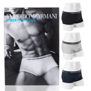 엠포리오 아르마니 남성 드로즈 팬티 3장 세트 111610 블랙.그레이.네이비