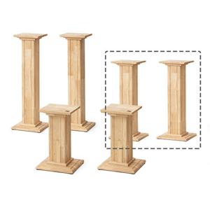 심우 고무나무원목 600 스피커 스탠드 네츄럴
