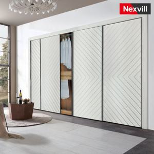 스완 슬라이딩 붙박이장 -화이트 (10자 300cm)