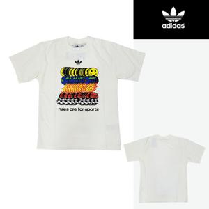 아디다스 오리지널 스포츠 로고 반팔티(FM1379)