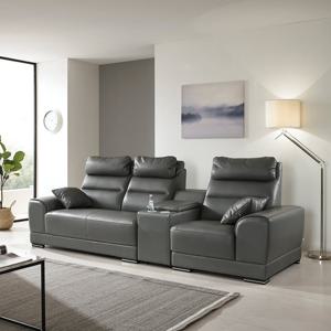 로드퍼니처/칸 에어레더 3인용/4인용 소파+컵홀더/이지클린