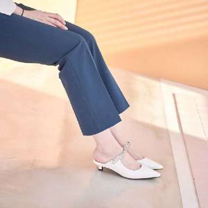 [블루피오레] 램스킨 큐빅 메리제인 블로퍼 BFS807