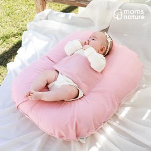 [맘스네이처] 신생아 커버분리형 역류방지쿠션 날개형 수유쿠션