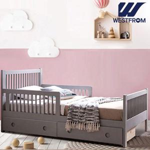 웨스트프롬 뮤뮤 원목침대 가드형 SS 프레임