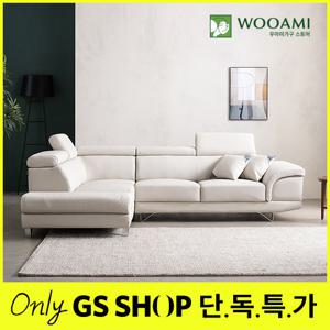 [리뷰이벤트]우아미가구 베소 4인 코너형 가죽 소파 2color