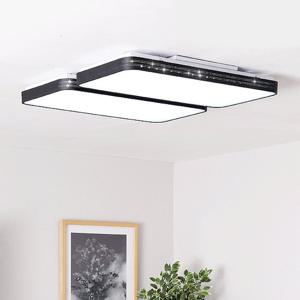 LED 매직홀 시스템 거실등 100W 블랙 화이트