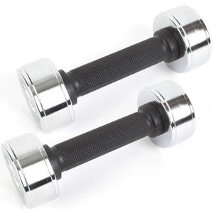 크롬 아령 8kg 2개 도금 덤벨 피트니스 헬스 트레이닝