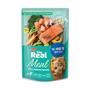 [하림펫푸드] 더리얼 밀 연어 200g x3  강아지 화식 대용량