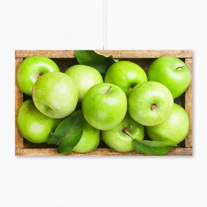 에덴미술 돈들어오는 초록 사과 그림 액자 30호 91X61cm