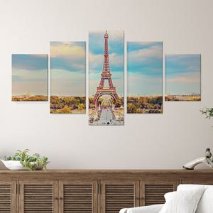 에덴미술 북유럽 분할사진액자 에펠탑 5세트 대형 캔버스 중대형