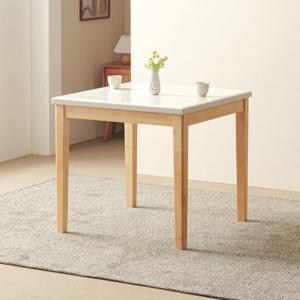 라로퍼니처 사라 800 천연 대리석 2인 식탁 원목 테이블