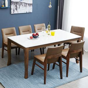 헤이몰리 캔설 대리석 6인 식탁세트 (의자)