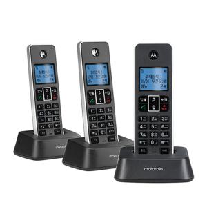 모토로라 무선전화기IT.5.1XA 1대+증설2대 블랙/한글/무음기능