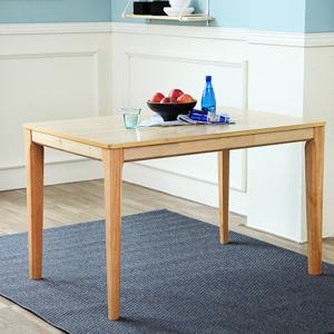 베스트리빙 루마니아 4인(1200) 원목 카페 인테리어 식탁세트/의자 6개