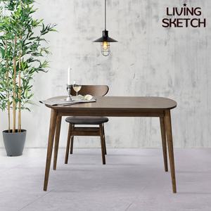 [리빙스케치] 티프랑 1200 식탁 테이블[착불]업소용 원목 4인식탁