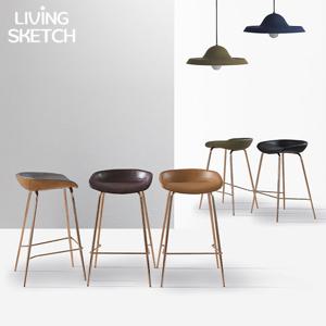 [리빙스케치] 샬롯 슬랙 슬림 홈바체어[착불]빠 카페의자