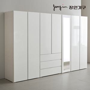 장인가구 탐스 2800 전신거울 옷장,착불 D129364