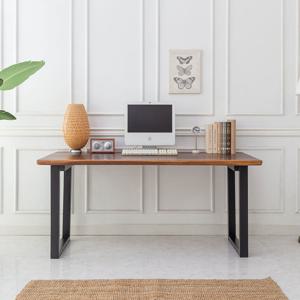 리버퍼니쳐 장미원목 우드슬랩 인테리어 책상(2size) RH0189