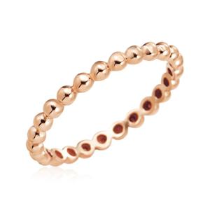 [비앤비골드]14K 2mm 볼 체인 레이어드 반지 NPR26883