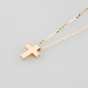14K 민자 십자가 목걸이
