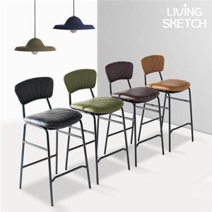 [리빙스케치] 도도 볼라인 바체어[착불]높은 홈바의자