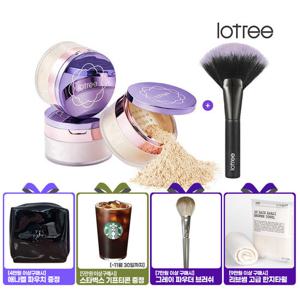 [5만이상 기프티콘][로트리]루스 파우더+파우더브러쉬 세트 21호/23호/바이올렛