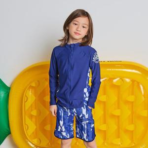 [아이스샌드]아이스샌드 남주니어 집업 래쉬가드세트 BR-8817