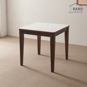 라로퍼니처 로렌 800 포세린 통 세라믹 2인 식탁 아카시아 원목 테이블