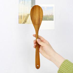 [박씨상방] 티크 우드 나무 요리스푼 M