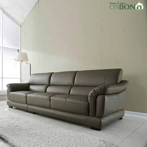 [오스본가구] 엘린 구스다운 4인용 가죽소파