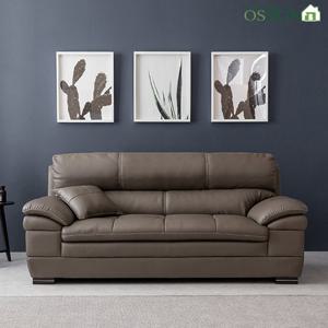 [오스본가구] 루브 구스다운 3인용 가죽소파