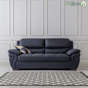[오스본가구] 랜드럼 구스다운 3인용 가죽소파