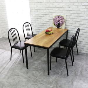 더조아 모던테이블 1200 우드슬랩 책상 식탁 다용도테이블