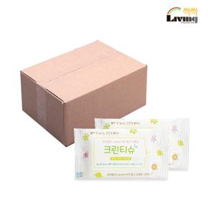 리빙싹싹 물에잘풀리는 비데물티슈 10매 160개 휴대용