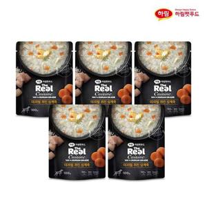 [하림펫푸드] 더리얼 퀴진 삼계죽 100g x 5개