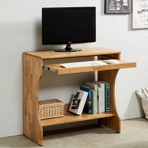 엘다 원목 입식 게임용 작은 1인용 입식 컴퓨터 책상