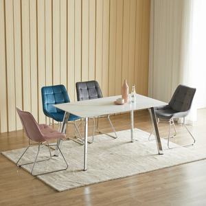 [헤닝] 리모쥬 12T 통 세라믹 4인 식탁세트