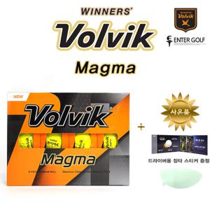 볼빅 3선라인 뉴 마그마 골프공+장타스티커