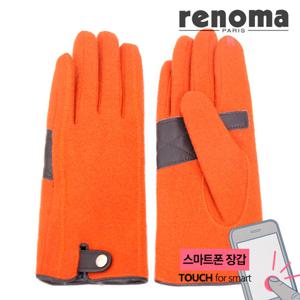 심플 스냅 커플 스마트터치 여성 모장갑 RN-25601