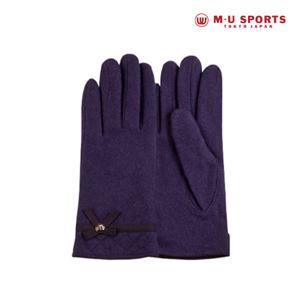 [M.U SPORTS]누빔 리본 극세사안감 모장갑(여) MN41504