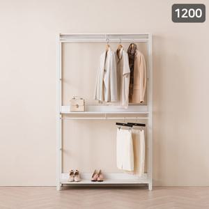 [GS단독]삼익가구 크림 드레스룸 1200 와이드 2단 행거형