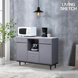 [리빙스케치] 국내제작 그레타 1200 주방수납장[착불]뷔페장