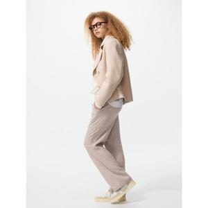 유니클로 워셔블 니트 케이블 팬츠 긴 기장