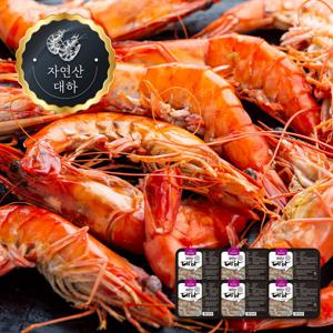 국내산 자연산 대하 250g(7~10미) 6팩, 총 1.5kg (42~최대 60미)