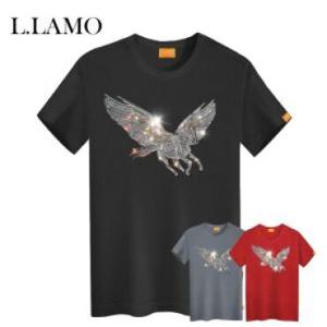 [엘라모]큐빅말 반팔티셔츠 남여공용 빅사이즈 ~4XL