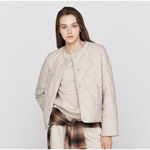 [백화점][지오다노] 여자 어니언 라운드 퀼팅 경량 패딩 자켓 375908