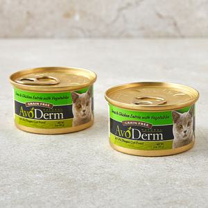 아보덤 캣 그레인프리 참치&치킨 85g 고양이 사료