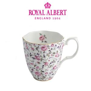 [로얄알버트]뉴황실장미 빈티지 머그 1P(로즈컨페티)