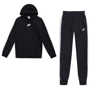 나이키 NSW 클럽 GX 여성 트레이닝복세트 츄리닝 러닝복 블랙 DM6838-010