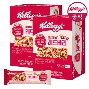 켈로그 에너지바K 레드베리 (35g x 12개입) 2박스